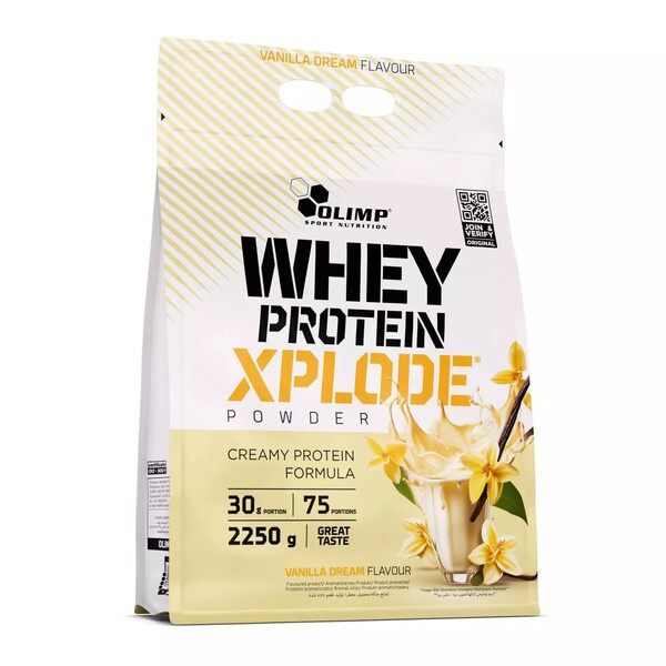 Olimp Nutrition Whey Protein Xplode Protein for Muscle Mass Vanilla 2250g