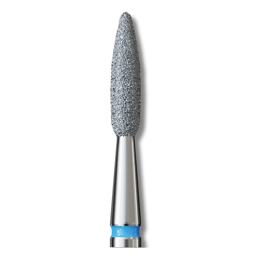 IQ Nails Diamond Nail Drill Bit Long Flame Medium Fine 2.1mm 243R.524.021 1 Piece