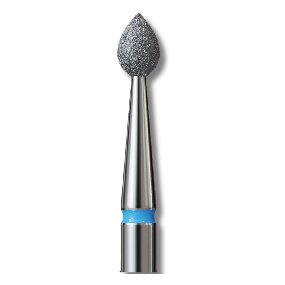 IQ Nails Diamond Nail Drill Bit Flame Shaped Medium Fine 2.5mm 243.524.025 1 Piece