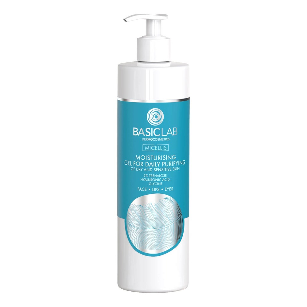 BasicLab Moisturizing Cleansing Gel for Dry and Sensitive Skin 300ml