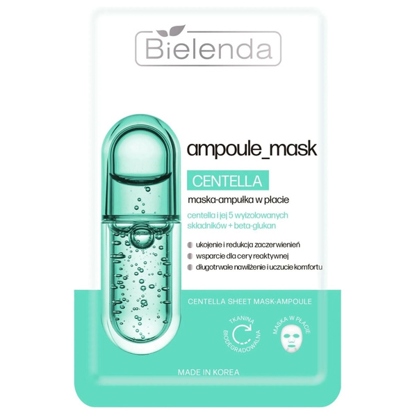 Bielenda Ampoule Mask Cantella Sheet Mask 1pc
