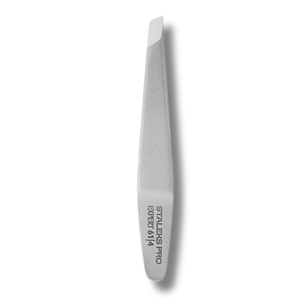 Staleks Pro Expert 61 Type 4 Eyebrow Tweezers Narrow Bevelled 1pc