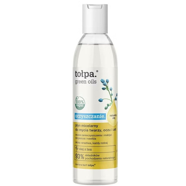 Tolpa Green Oils Cleansing Micellar Liquid for Makeup Removal 200ml