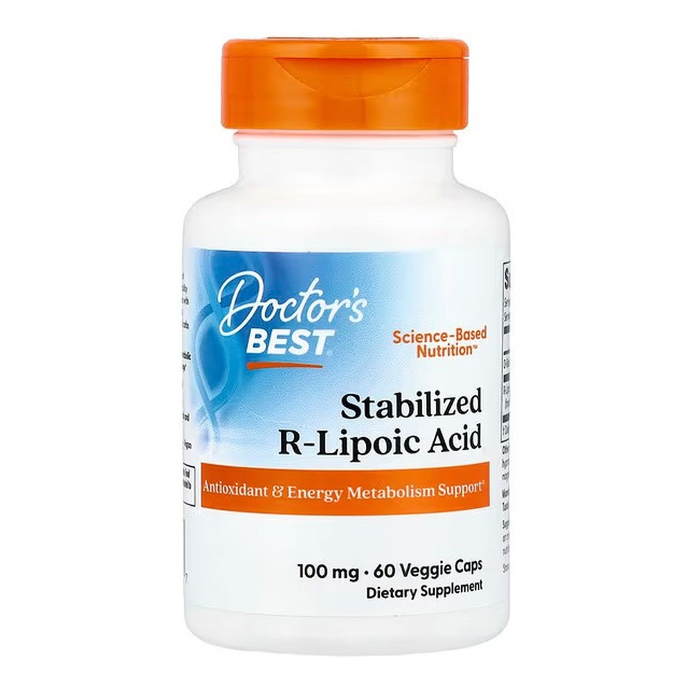 Stabilized R-Lipoic Acid with Na-RALA, 100mg - 60 vcaps