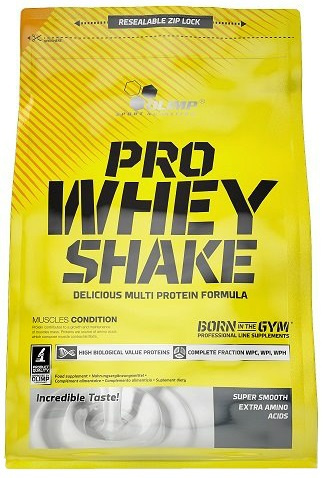 Olimp Nutrition Pro Whey Shake Strawberry Protein Supplement for Muscle Recovery 700g