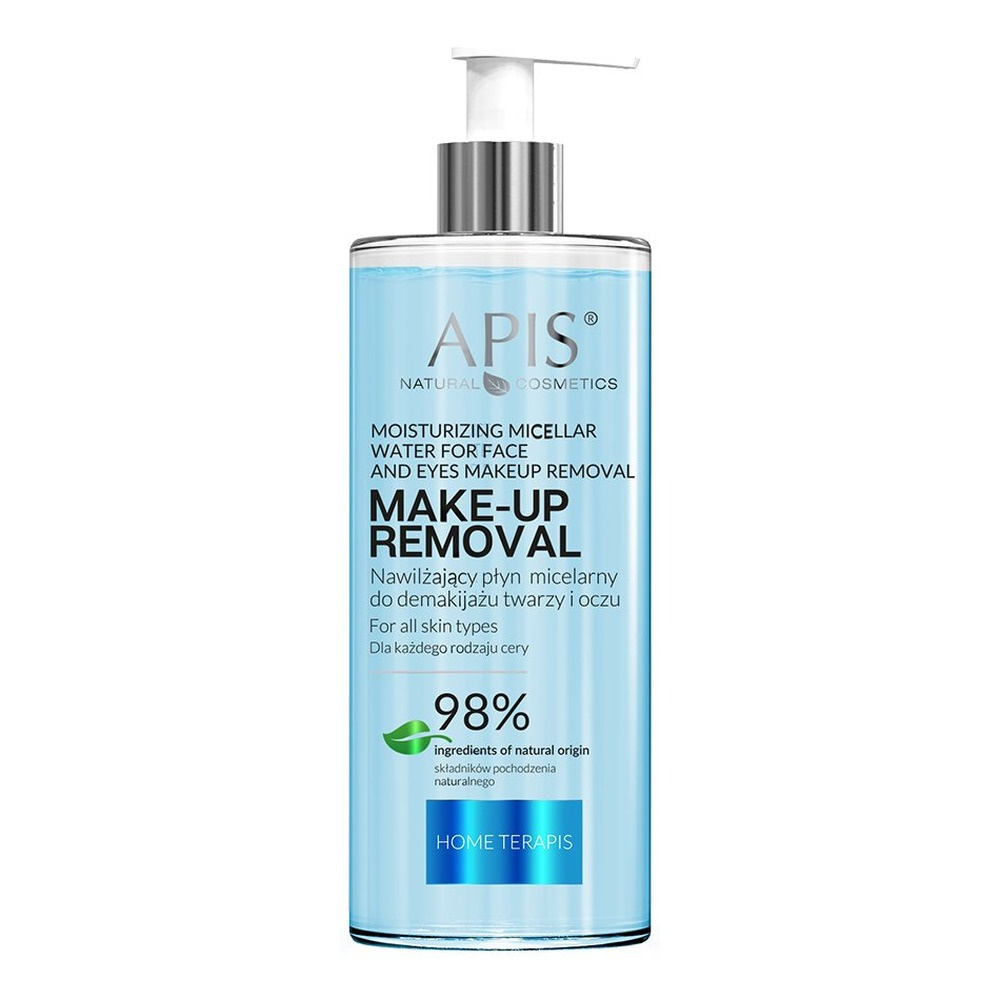 Apis Home Therapis Moisturising Micellar Water for Face and Eyes Makeup Removal 500ml
