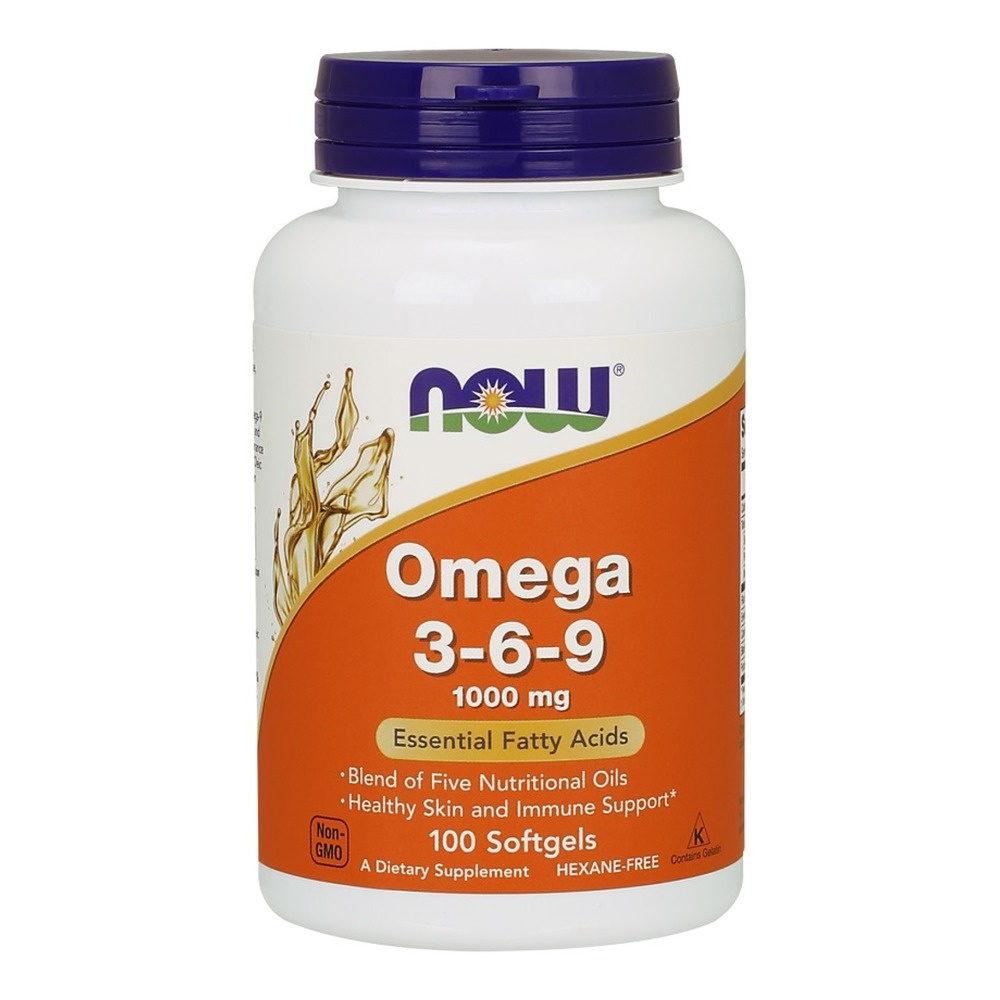 Now Foods Omega 3-6-9 1000mg 100 Softgels