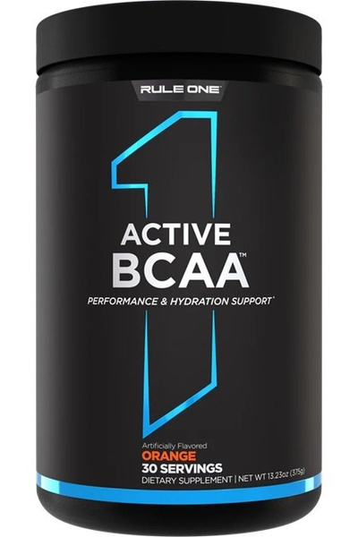 Rule One Active BCAA, Orange - 375g