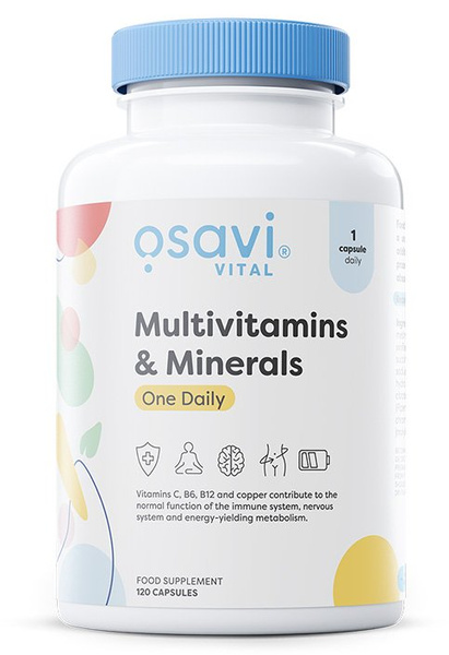 Osavi Multivitamins and Minerals One Daily 120 caps