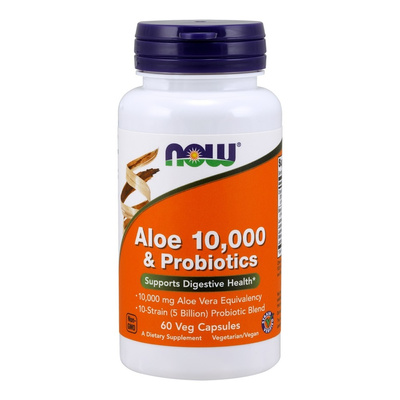 Aloe 10,000 & Probiotics - 60 vcaps