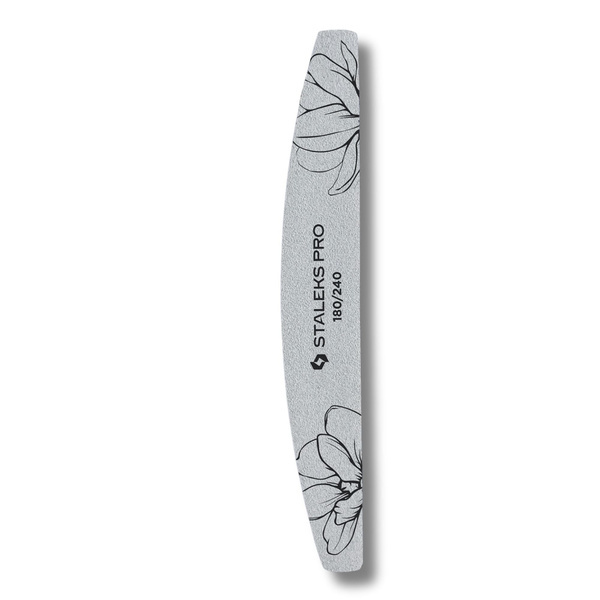 Staleks Expert Pro NFE-40 Crescent Mineral Nail File180/240 Grit 25pcs