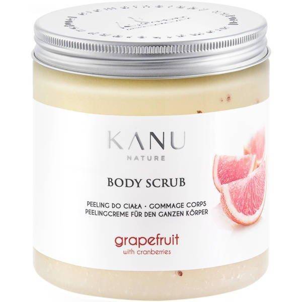 Kanu Nature Nourishing and Refreshing Salt Scrub with Grapefruit and Cranberry Scent 350g