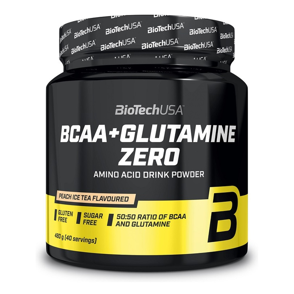 BCAA + Glutamine Zero, Peach Ice Tea - 480g