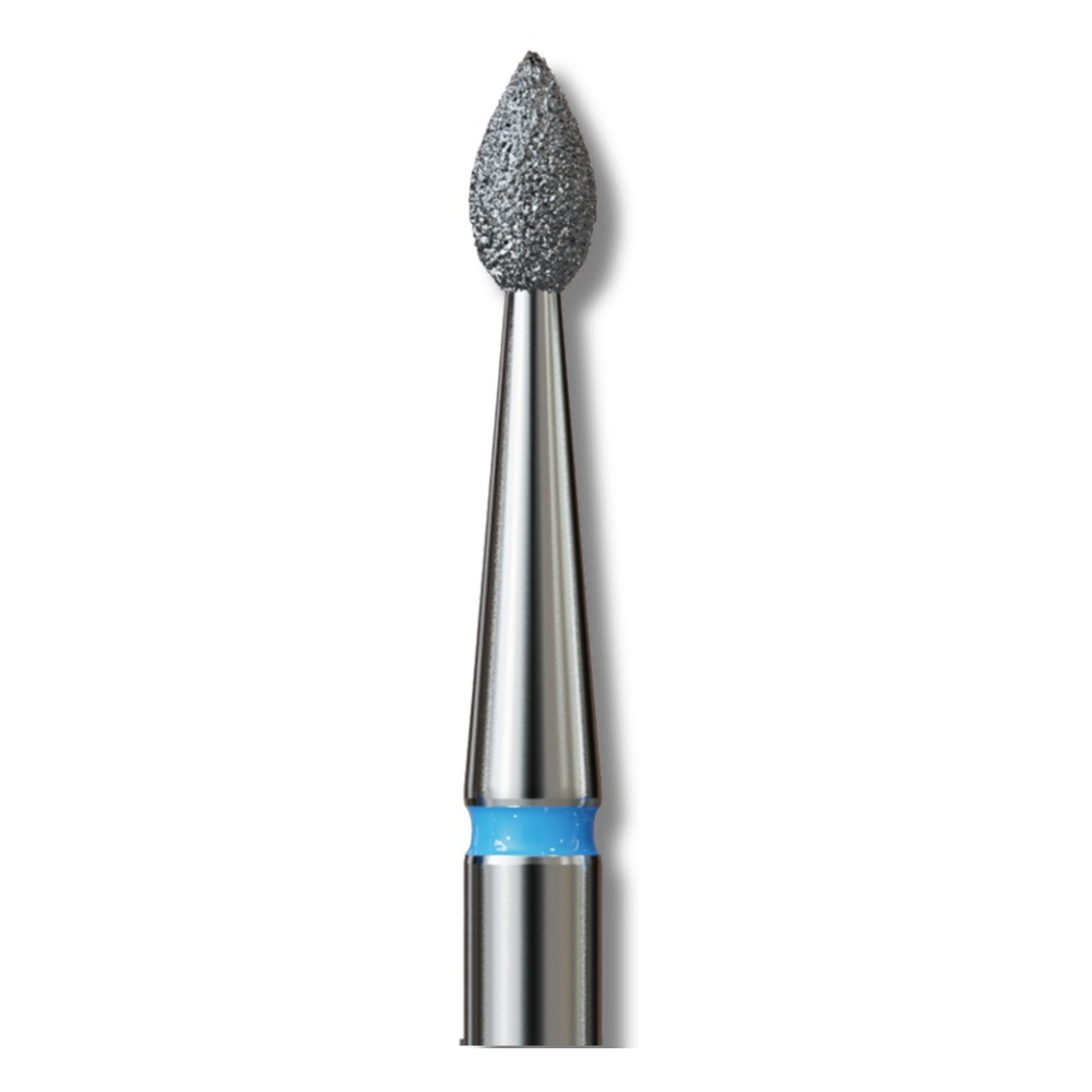 IQ Nails Diamond Nail Drill Bit Flame Shaped Medium Fine 1.8mm 243.524.018 1 Piece