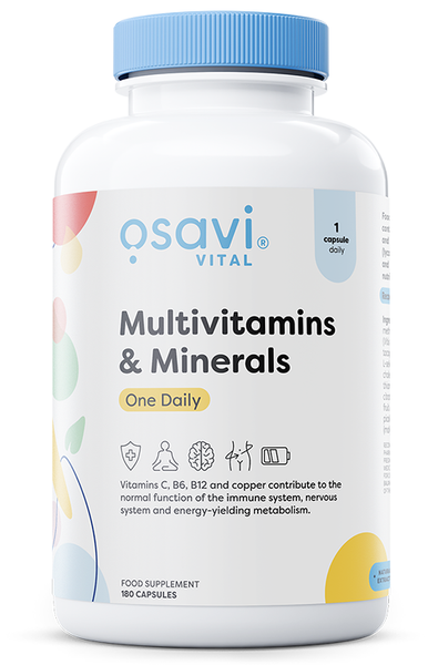 Osavi Multivitamins and Minerals One Daily 180 caps
