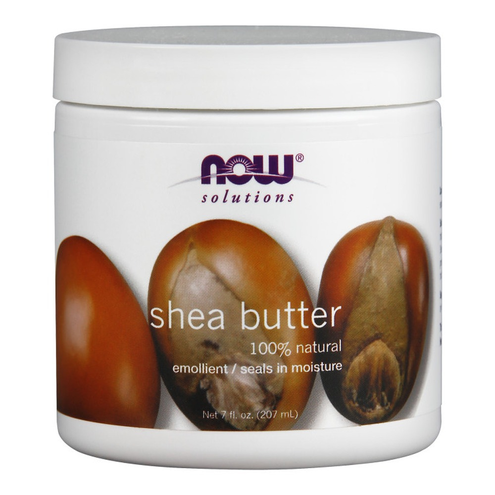Now Foods Solutions Moisturizing Shea Butter 100% Natural for Dry Rough Skin 207ml
