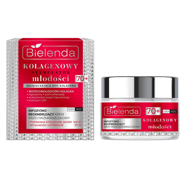 Bielenda Collage Youth Stimulator Infusion Regenerating Anti-wrinkle Cream 70+ 50 ml