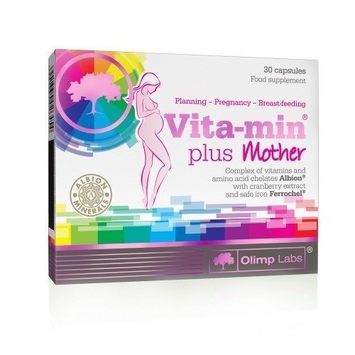 Olimp Vita-Min Plus Mother Prenatal Vitamins for Women 30 Caps