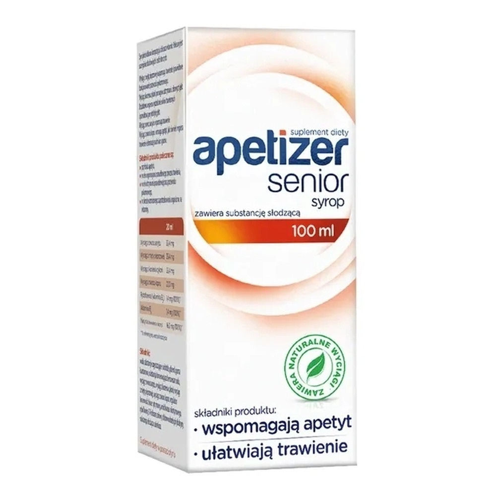 Apetizer Senior Syrup Supporting Digestion and Appetite for Seniors 100ml