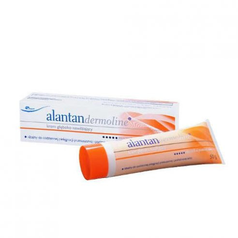 Alantan Dermoline Deeply Moisturizing Cream for Dry and Irritated Skin 50g