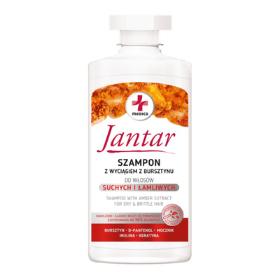 Jantar Medica Moisturizing Shampoo with Amber Extract 330ml