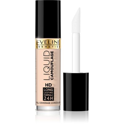 Eveline Liquid Camouflage 24 HD Lasting Face Concealer High Coverage 02 Natural 5ml