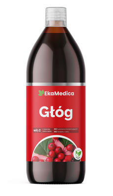 EkaMedica 100% Natural Hawthorn Juice Strengthening Blood System 1000ml