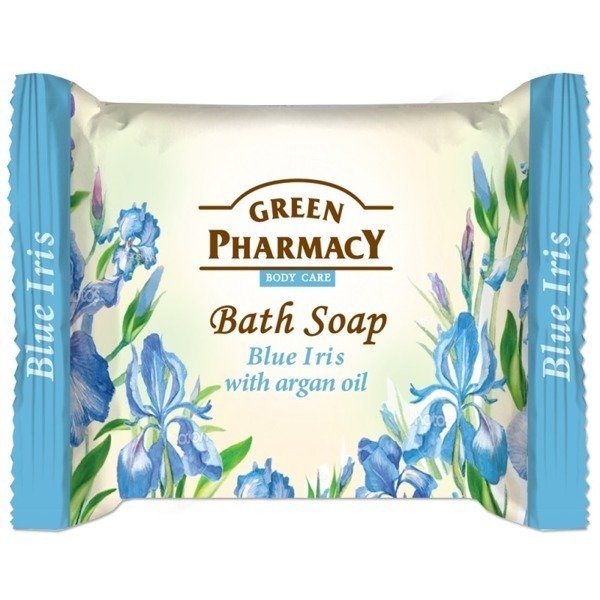 Green Pharmacy Bath Soap with Blue Iris and Argan Oil 100g