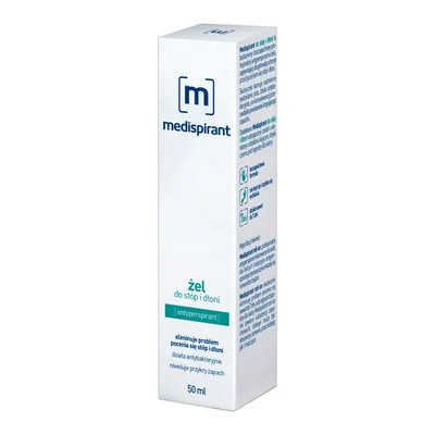 Medispirant Antiperspirant Foot And Hand Gel 50 ml