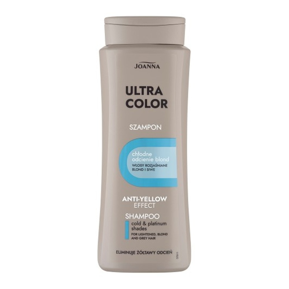Joanna System Ultra Shampoo for Blond Hair Eliminating Yellowish Color 400ml