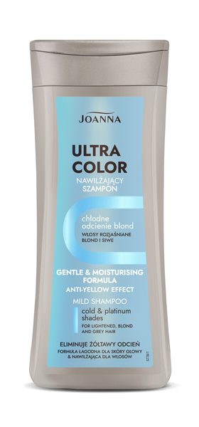 Joanna System Ultra Shampoo for Blond Hair Eliminating Yellowish Color 400ml