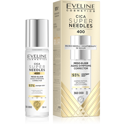 Eveline Super Needles Cica 400 Meso-Elixir Aging Corrector for Mature Skin 30ml