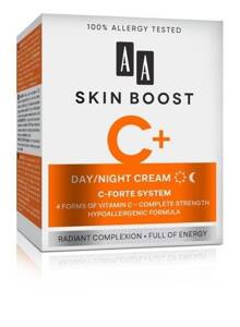 AA Skin Boost C+ Day and Night Cream with C-Forte System and Hypoallergenic Formula 50ml