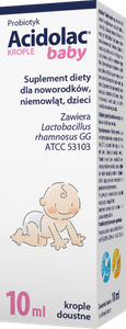 Acidolac Baby Lactic Acid Bacteria Oral Suspension for Newborns and Infants 10ml Best Before 29.02.24