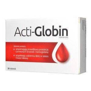 Acti Globin Supports the Proper Production of Red Blood Cells 30 Tablets