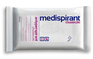 Aflofarm Medispirant Wipes Antiperspirant Refreshing Cleasing Of The Skin 20pcs