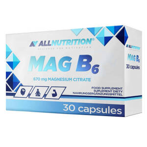 Allnutrition Mag B6 670mg Magnesium Citrate Vitamin B6 30 Capsules