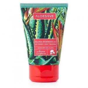 Aloesove Regenerating Face Body and Hair Gel with Organic Aloe Extract 100ml