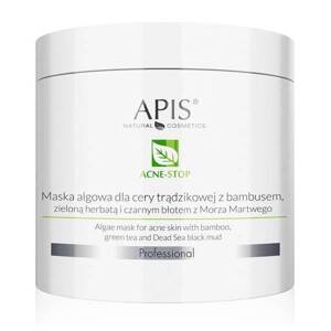 Apis Professional Acne Stop Algae Mask with Bamboo Green Tea and Black Mud 200g