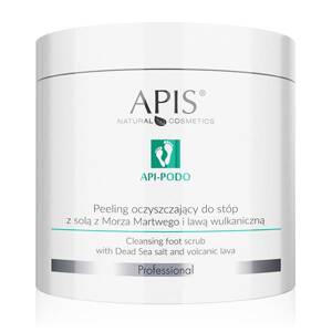 Apis Professional Api Podo Cleansing Foot Scrub with Dead Sea Salt and Volcanic Lava 700g