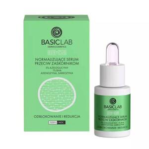 BasicLab Normalizing Anti-Blackhead Serum with 5% Azeloglycine and 1% BHA for Problematic Skin 15ml