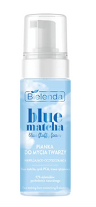 Bielenda Blue Matcha Moisturizing and Cleansing Face Fluffy Foam 150ml