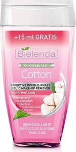 Bielenda Cotton Gentle Double Phase Liquid Make Up Remover for Sensitive Skin 140ml