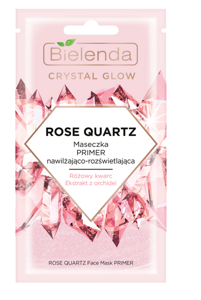 Bielenda Crystal Glow Rose Quartz Moisturizing and Brightening Face Mask Primer 8g