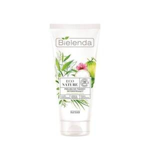 Bielenda Eco Nature Detoxifying Face Scrub with Coconut Water Green Tea and Lemon Grass for Oily Skin 150g