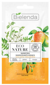 Bielenda Eco Nature Moisturizing and Soothing Face Mask with Kakadu Plum Jasmine and Mango 8g