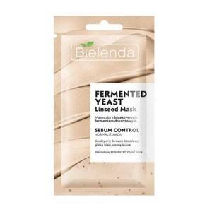 Bielenda Fermented Yeast Linseed Normalizing Face Mask Sebum Control for Oily and Combination Skin 8g