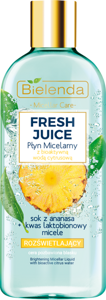 Bielenda Fresh Juice Brightening Micellar Water with Pineapple Juice for Skin with Imperfections 500ml