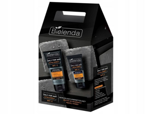 Bielenda Gift Set Only for Men Extra Energy Cleansing Gel and Moisturizing Cream 150x50ml