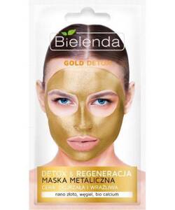 Bielenda Gold Detox Detoxifying Face Mask for Mature and Sensitive Skin 8g